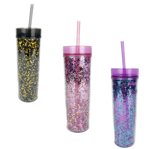 Vaso Glitter Skinny