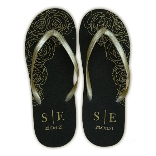 42. Sandalias Rosas con Iniciales