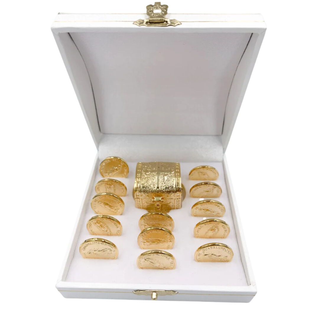 01. Arras Chapa de Oro en Caja Blanca - Imagen 3