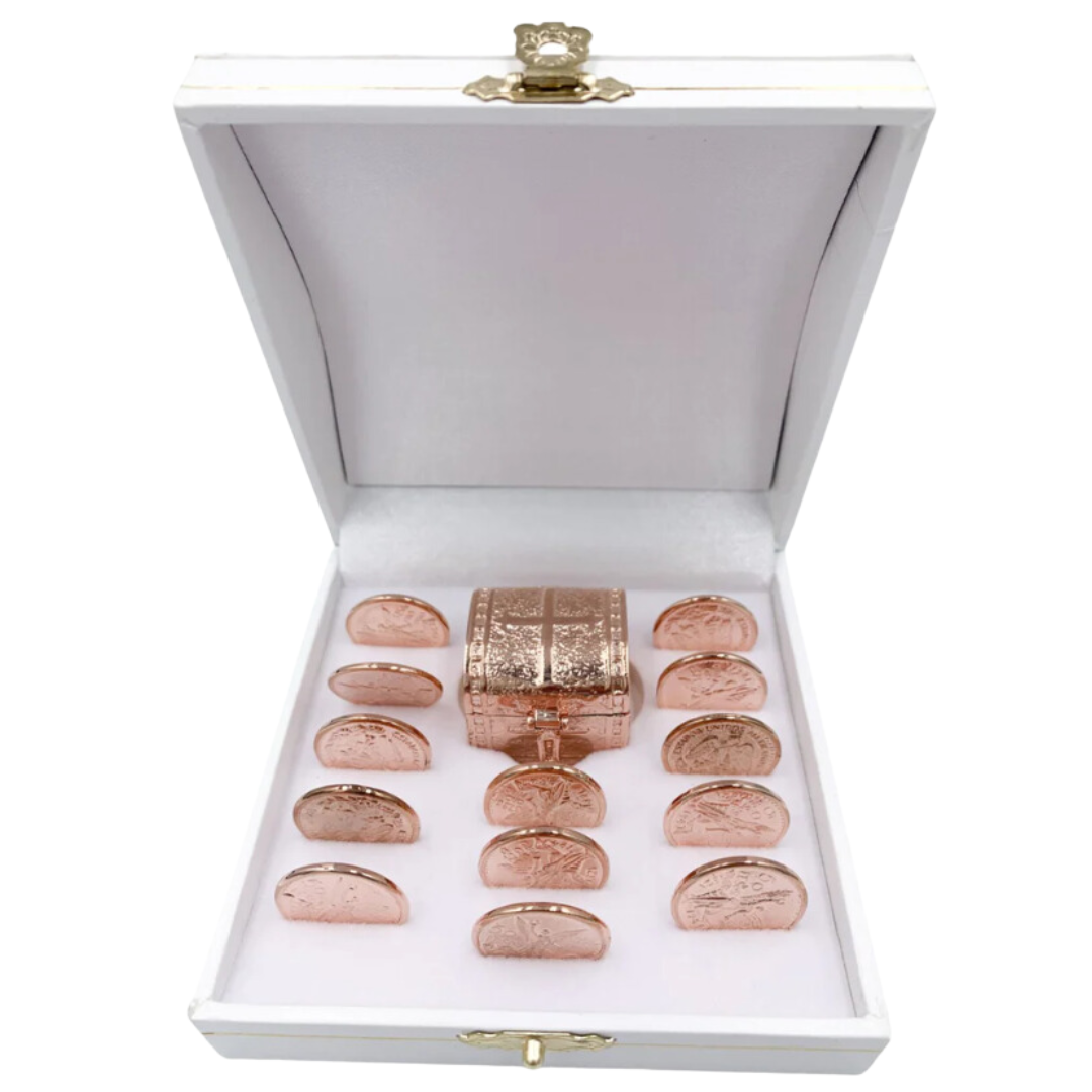 01. Arras Chapa de Oro en Caja Blanca - Imagen 2