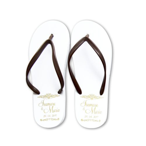 06. Sandalias Nombres en Dorado
