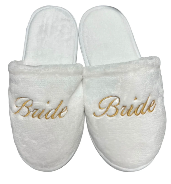 Pantuflas Bride Bordado