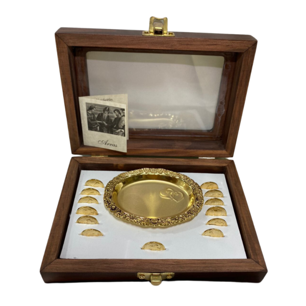 09. Arras en Chapa de Oro con Estuche de Madera