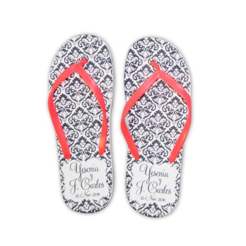 52. Sandalias Estampado con Nombres 4