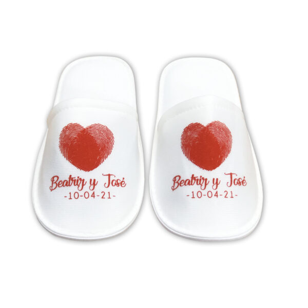 01.Pantuflas Huellas con Nombres