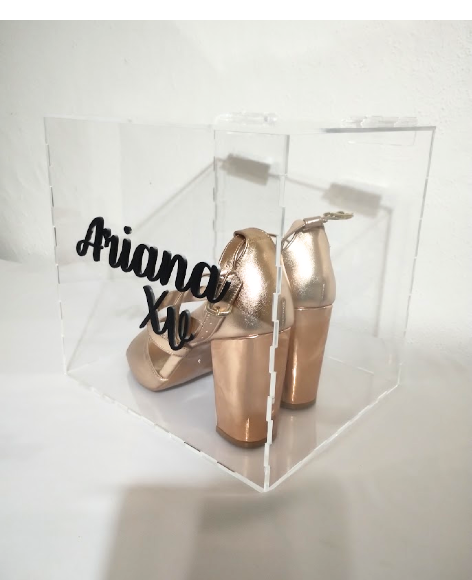 Caja Para Zapatillas con Acrilico