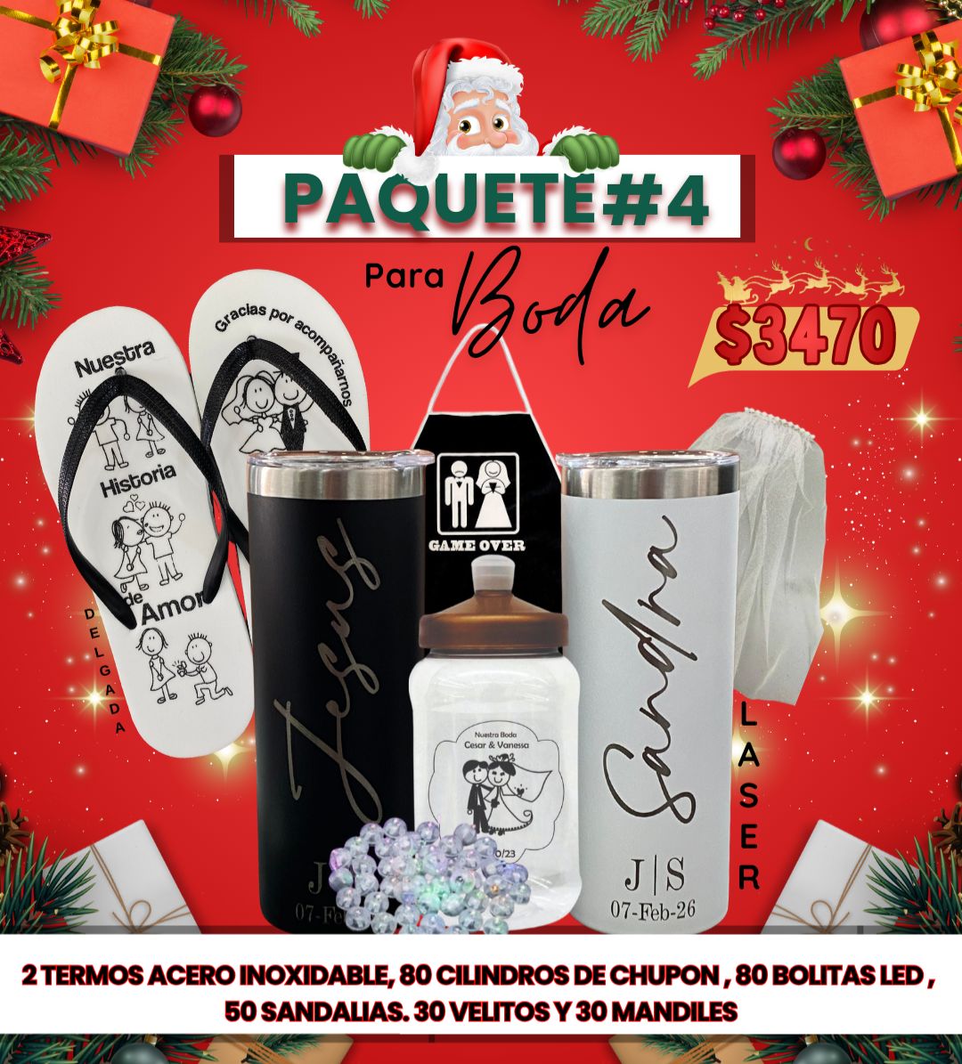 PAQUETE #4 BODA