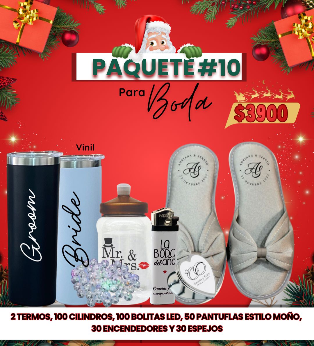 PAQUETE #10 BODA