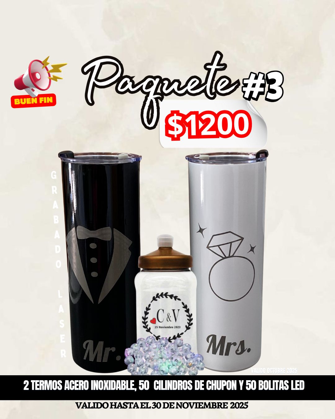 PAQUETE #3 BODA