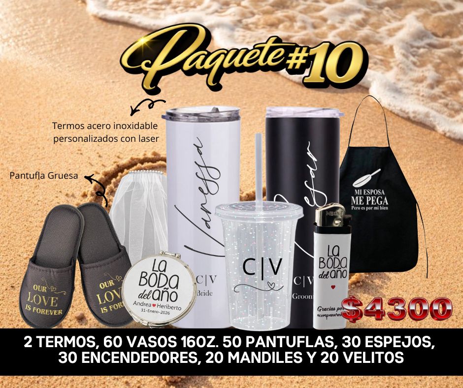 PAQUETE #10 BODA