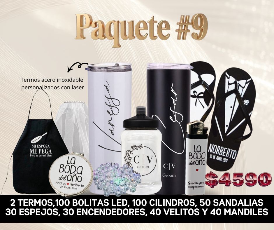 PAQUETE #9 BODA