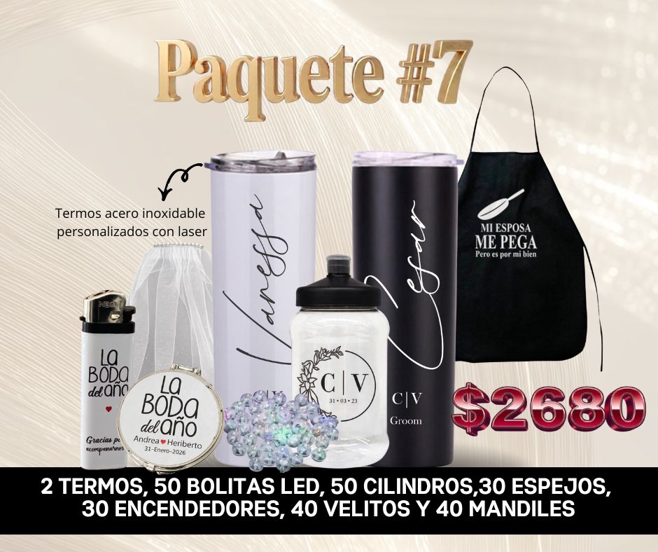 PAQUETE #7 BODA