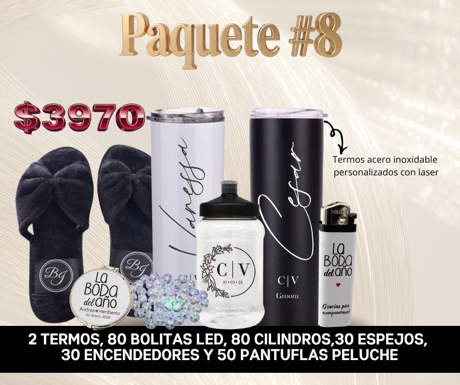 PAQUETE #8 BODA