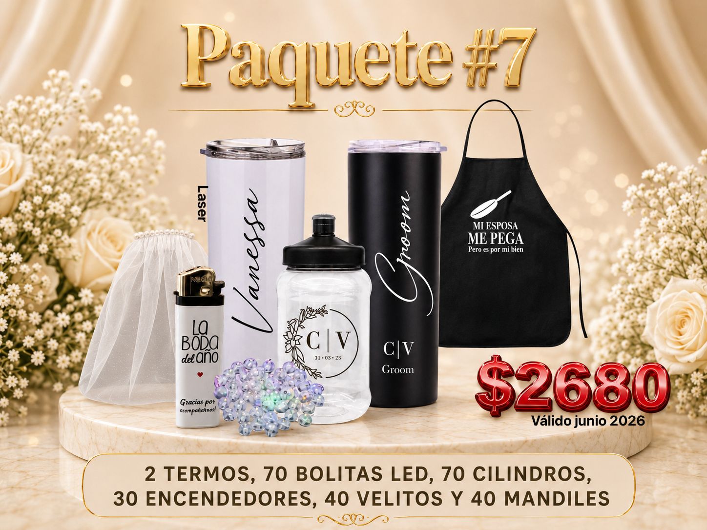PAQUETE #7 BODA