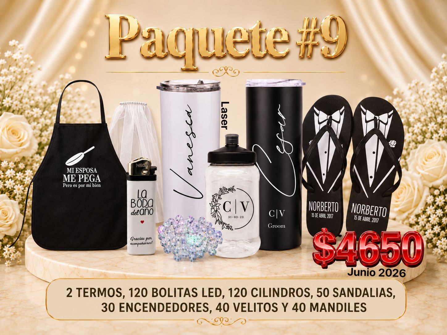 PAQUETE #9 BODA