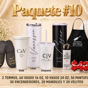PAQUETE #10 BODA