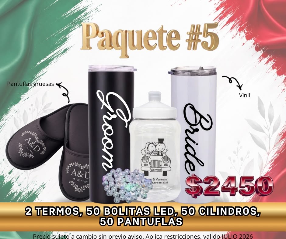 PAQUETE #5 BODA