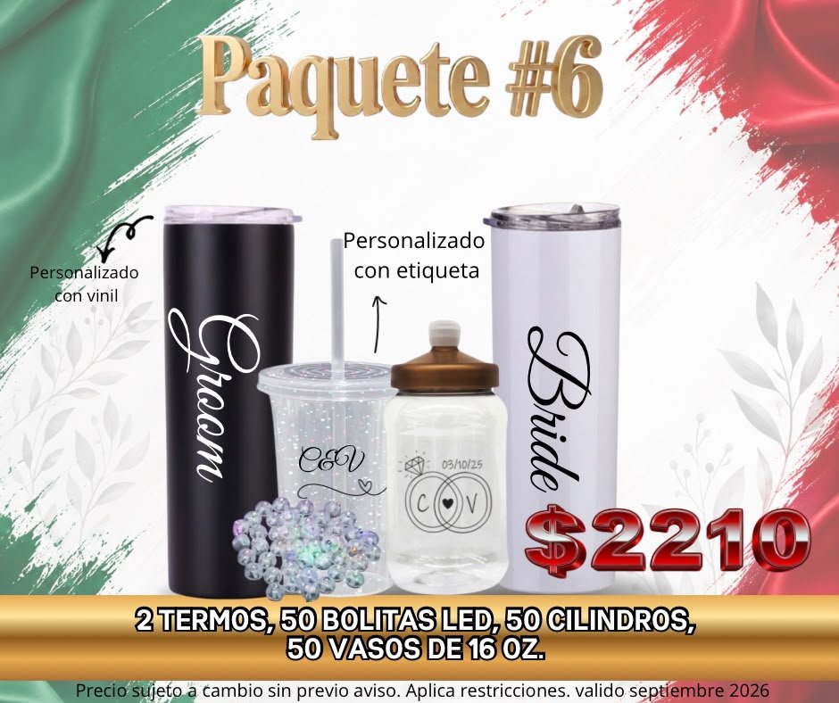 PAQUETE #6 BODA