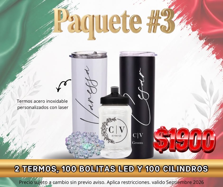 PAQUETE #3 BODA