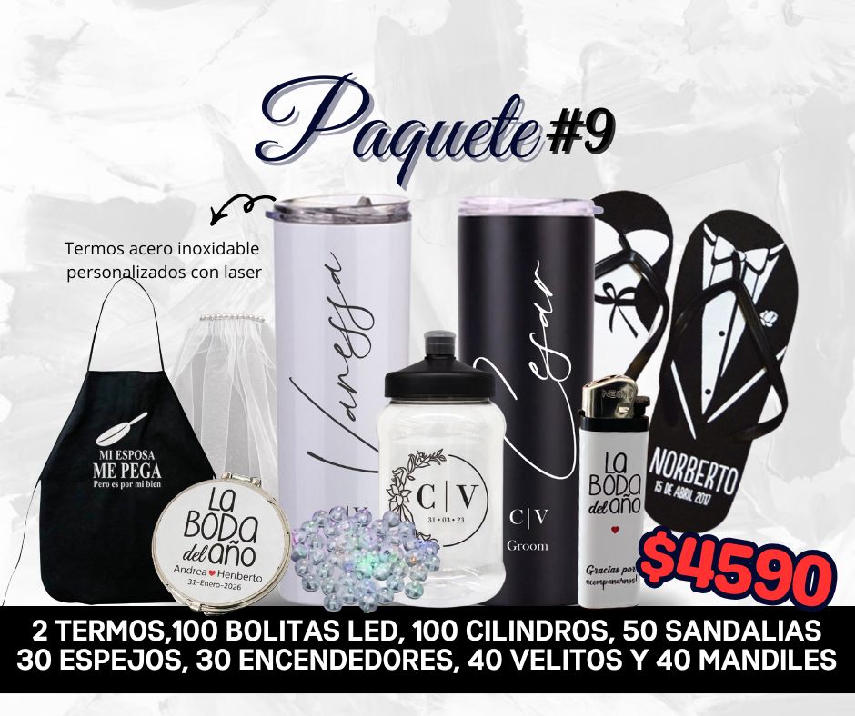 PAQUETE #9 BODA