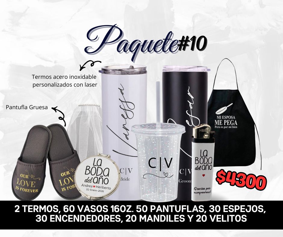PAQUETE #10 BODA