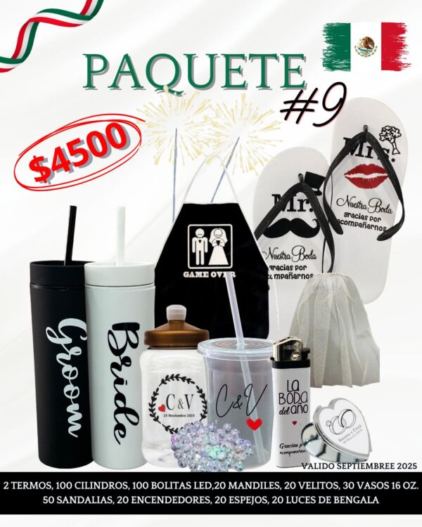 PAQUETE #9 BODA