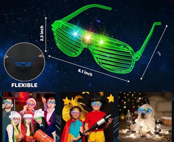Gafas de Fiesta LED (1 pieza) - Imagen 3