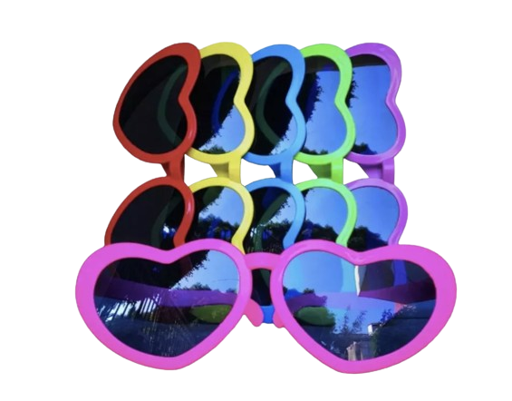 Lentes de Plástico Jumbo (12 piezas)
