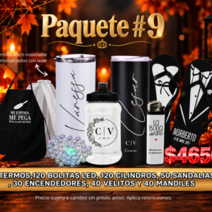 PAQUETE #9 BODA