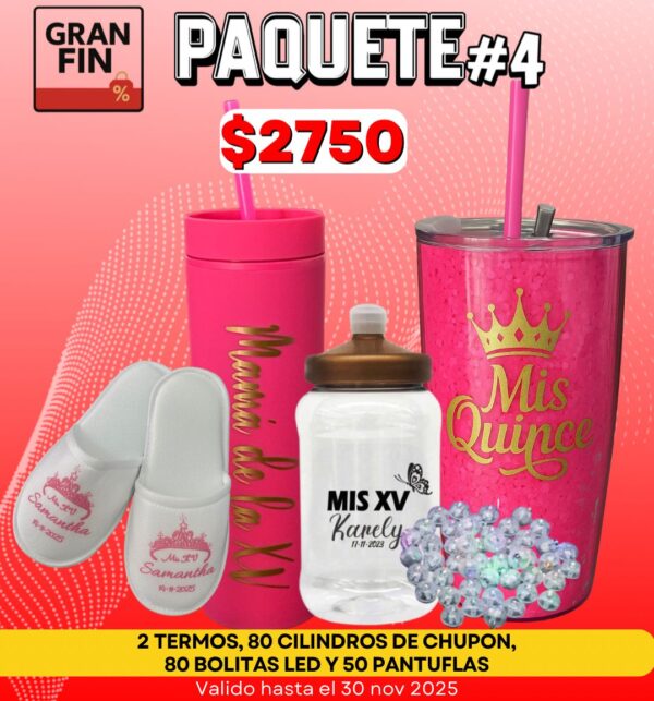 PAQUETE #4 XV Años