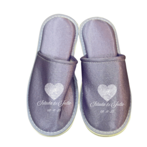 Pantufla con tela de Colores Boda