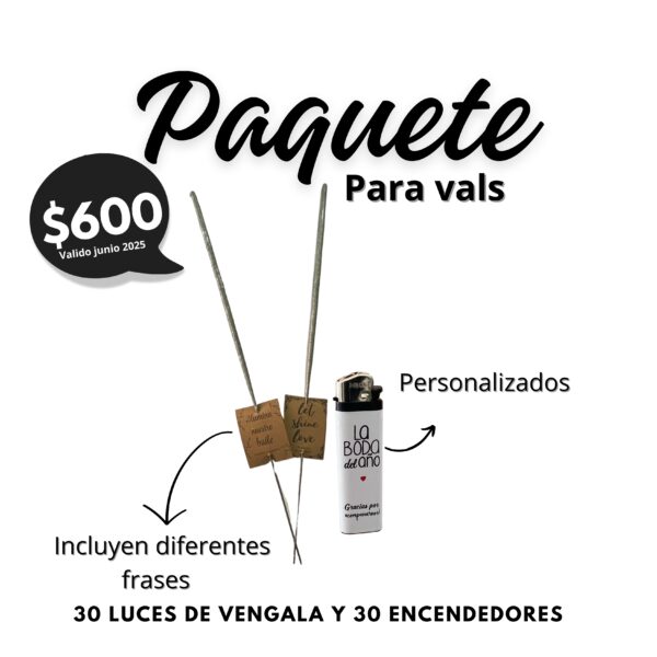 PAQUETE PARA VALS