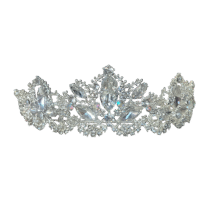 Tiara de Novia Crystal Bloom
