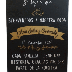 Bienvenida con Texto