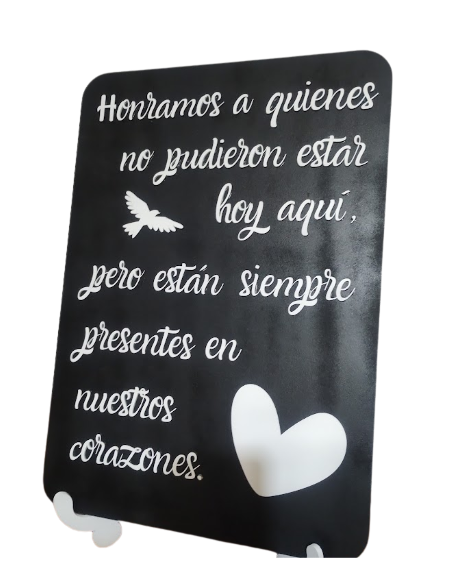 Cartel conmemorativo chico