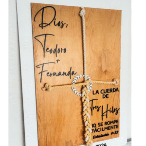 Cartel de Cuerda de 3 Hilos