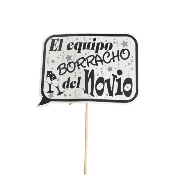 Letreros surtidos para fiesta (modelos variados) - Imagen 12