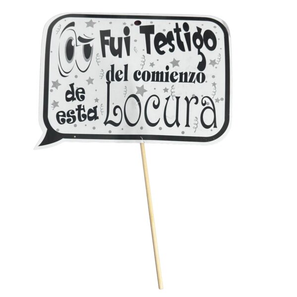 Letreros surtidos para fiesta (modelos variados) - Imagen 15