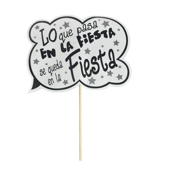 Letreros surtidos para fiesta (modelos variados) - Imagen 16