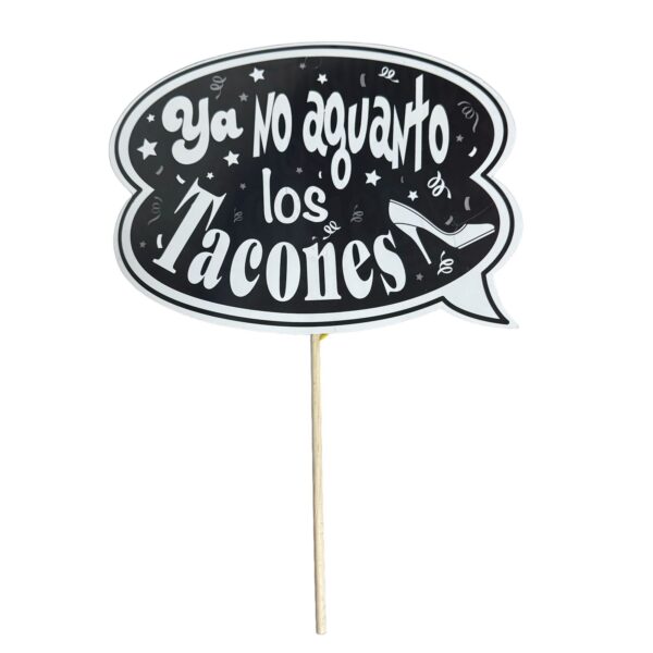 Letreros surtidos para fiesta (modelos variados) - Imagen 5