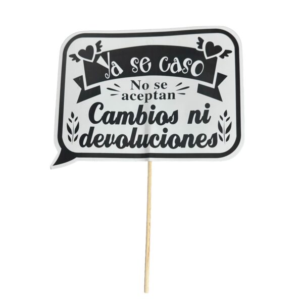 Letreros surtidos para fiesta (modelos variados) - Imagen 6
