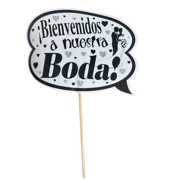 Letreros surtidos para fiesta (modelos variados) - Imagen 10