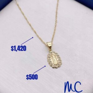 Cadena De Oro Virgencita de Luz