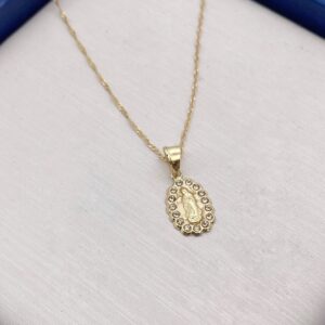 Cadena De Oro Virgencita de Luz