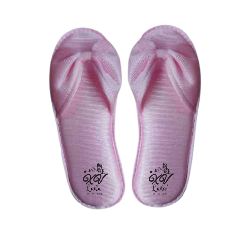 02. Moño Mis XV con Nombre y Mariposa