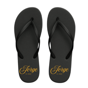 18. Sandalias XV Nombre Cursivo